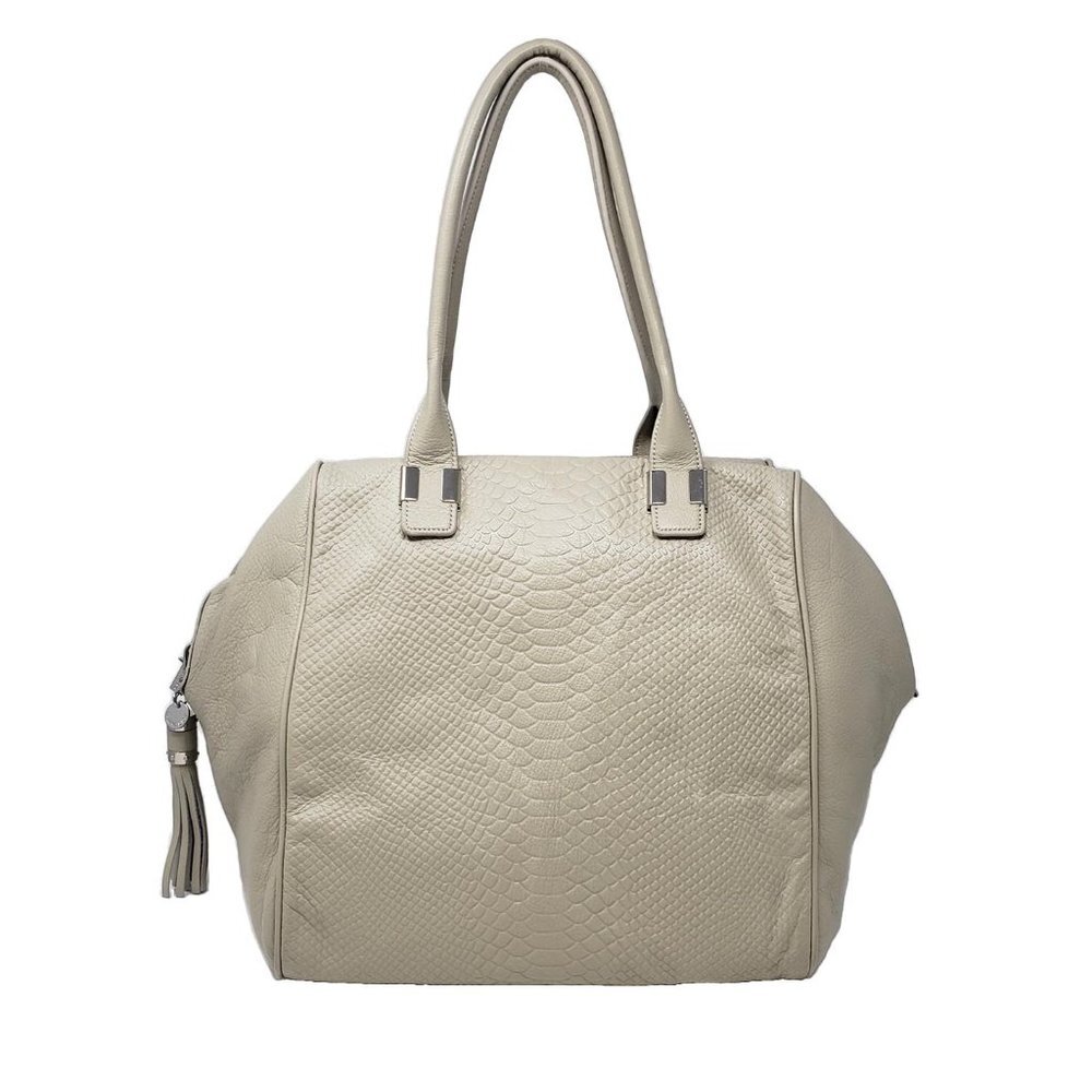 💥Celine Dion Elegy Snake Embossed Leather Satchel